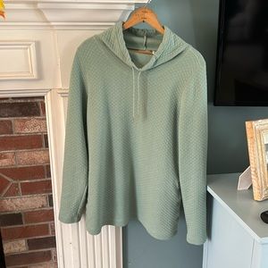 Women’s LL Bean Quilted Tunic Sweatshirt Sz M